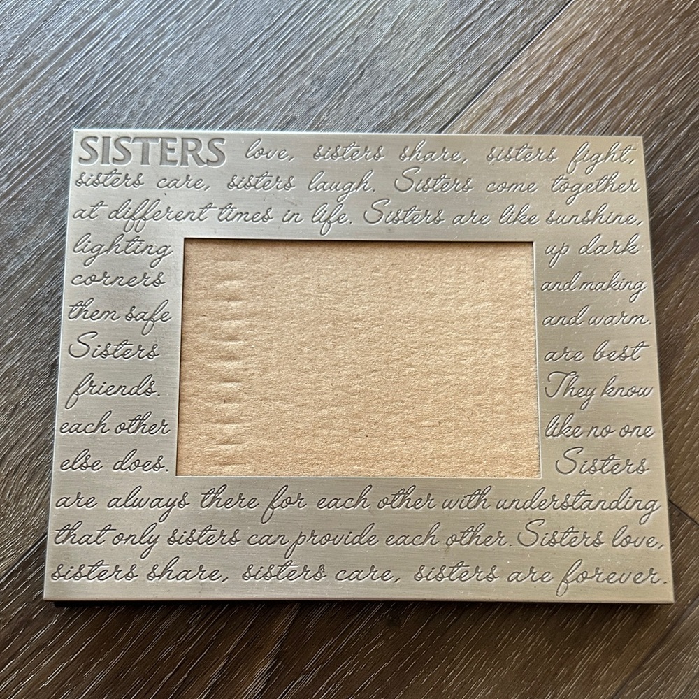 Sisters Sentiment Picture Frame